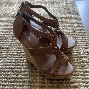 Brown Chunky Heels